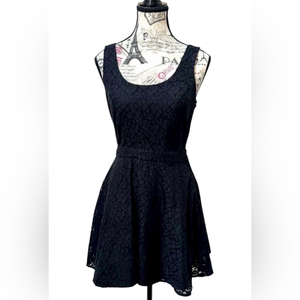 Aeropostale Cotton Little Black Lace Lined dress in size S/P Party Dress